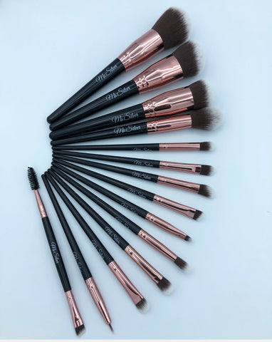 Copper 14 piece Brush Set